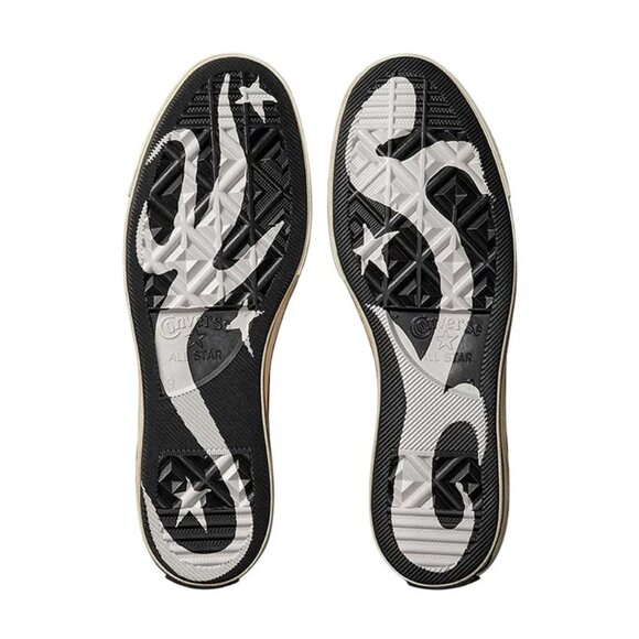 2022 Converse Come Tees x Chuck 70 High 'Star Light Path' Sun Orange MENS 10 NEW - Picture 14 of 14